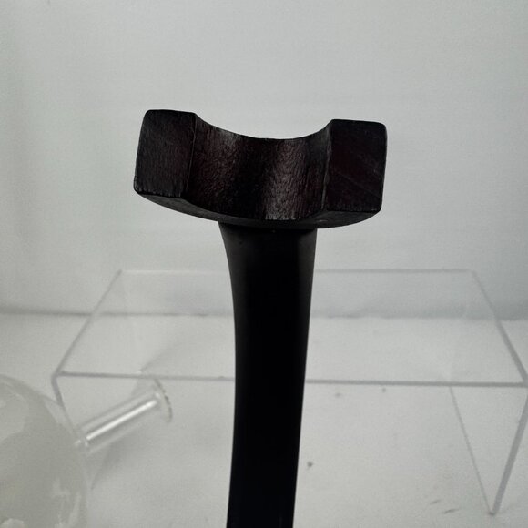 Kempstood Glass Globe Whiskey Decanter 850 ml Hand Blown Inner Galleon Ship READ - Picture 12 of 16